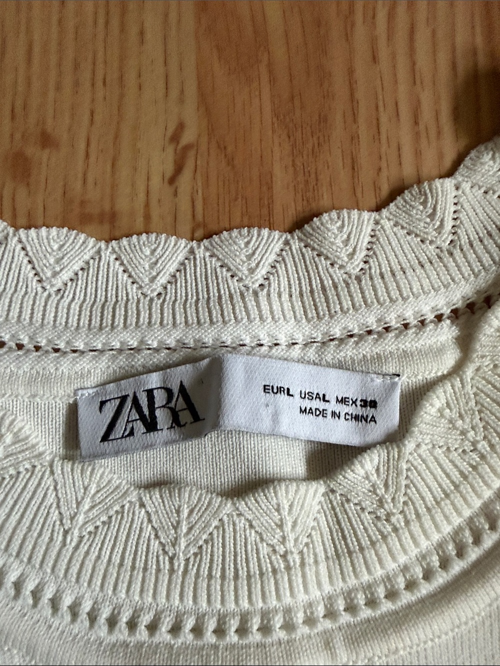 Zara White Tennis Dress Size Large - Picture 3 of 5